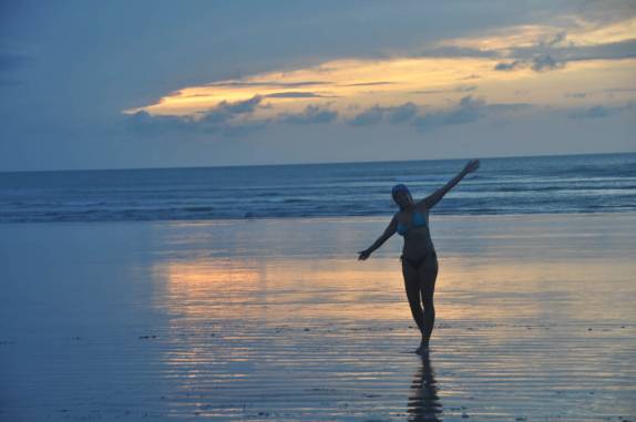 Pôr-do-sol na praia de Jericoacoara - CE
